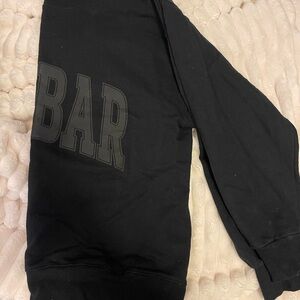The Bar Varsity Black crewneck